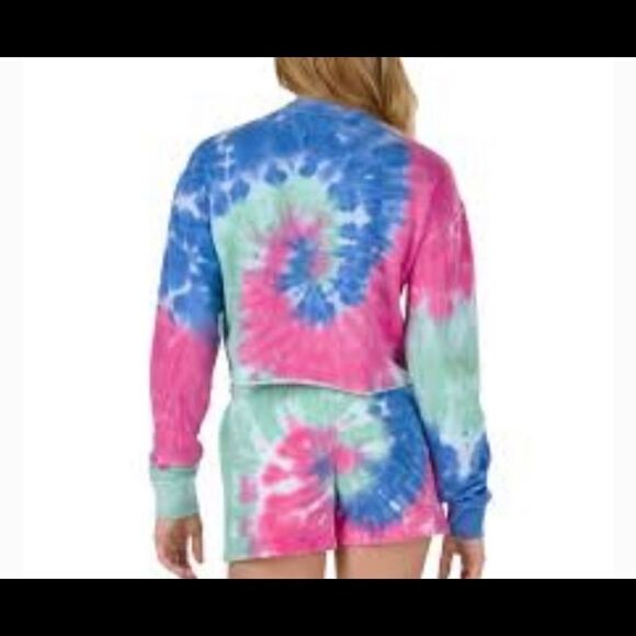 Vans tie dye crop sweatshirt sz Large - Picture 5 of 9